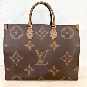 (SOLD) Louis Vuitton OnTheGo GM Reverse Monogram